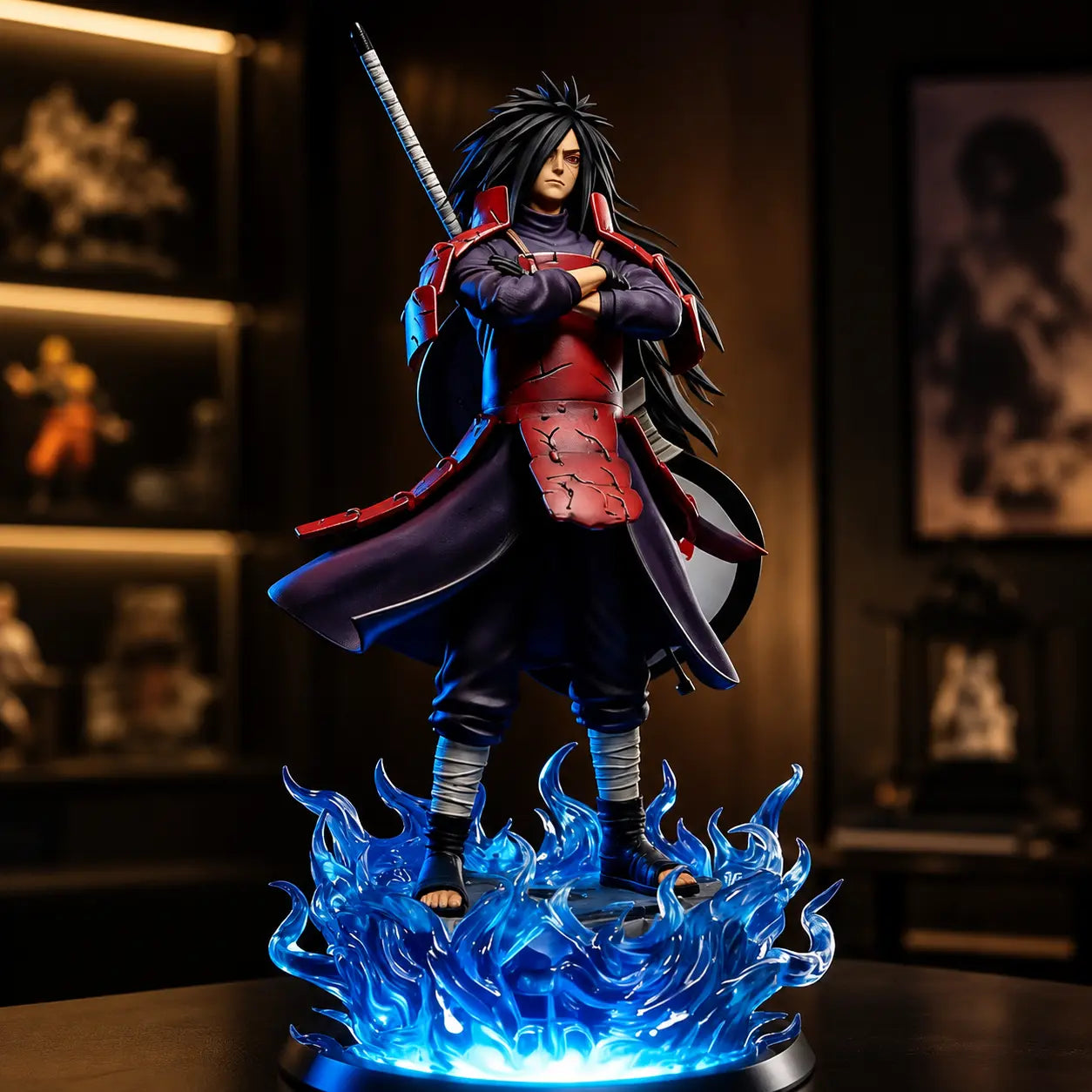 NARUTO Uchiha Madara Light Up Figure – Collector's Edition | Kamigami – Naruto Collectibles