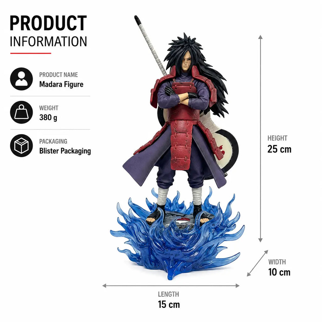 NARUTO Uchiha Madara Light Up – 's - Angle View | Kamigami – Naruto Collectibles