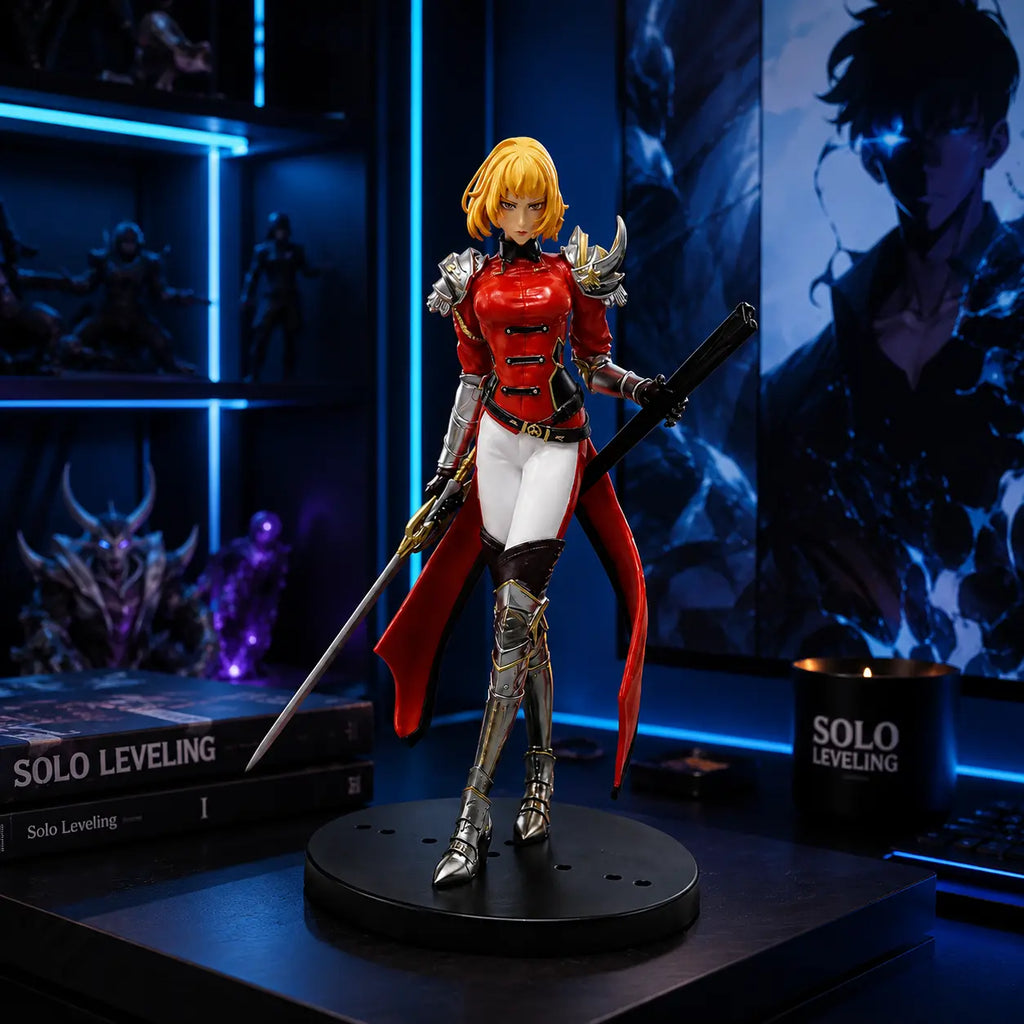 Cha Hae-in — Solo Leveling 1/12 Scale Collectible | 18–20cm - Detail View | Kamigami – Solo Leveling Collectibles