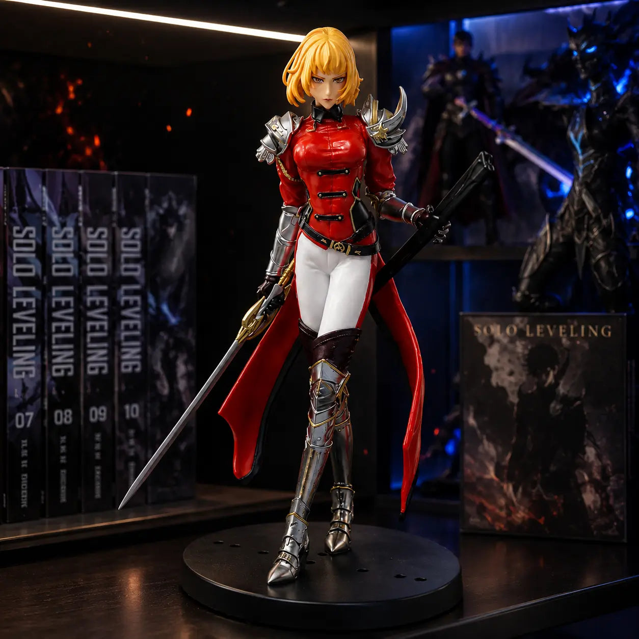 Cha Hae-in — Solo Leveling 1/12 Scale Collectible | 18–20cm - Side View | Kamigami – Solo Leveling Collectibles