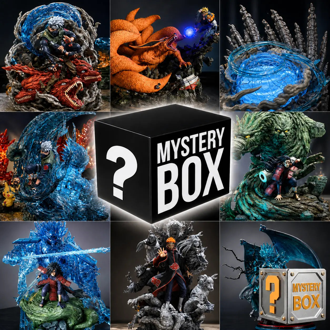 NARUTO Anime Blind Box – Mystery Character Collection - Display Box | Kamigami – Naruto Collectibles
