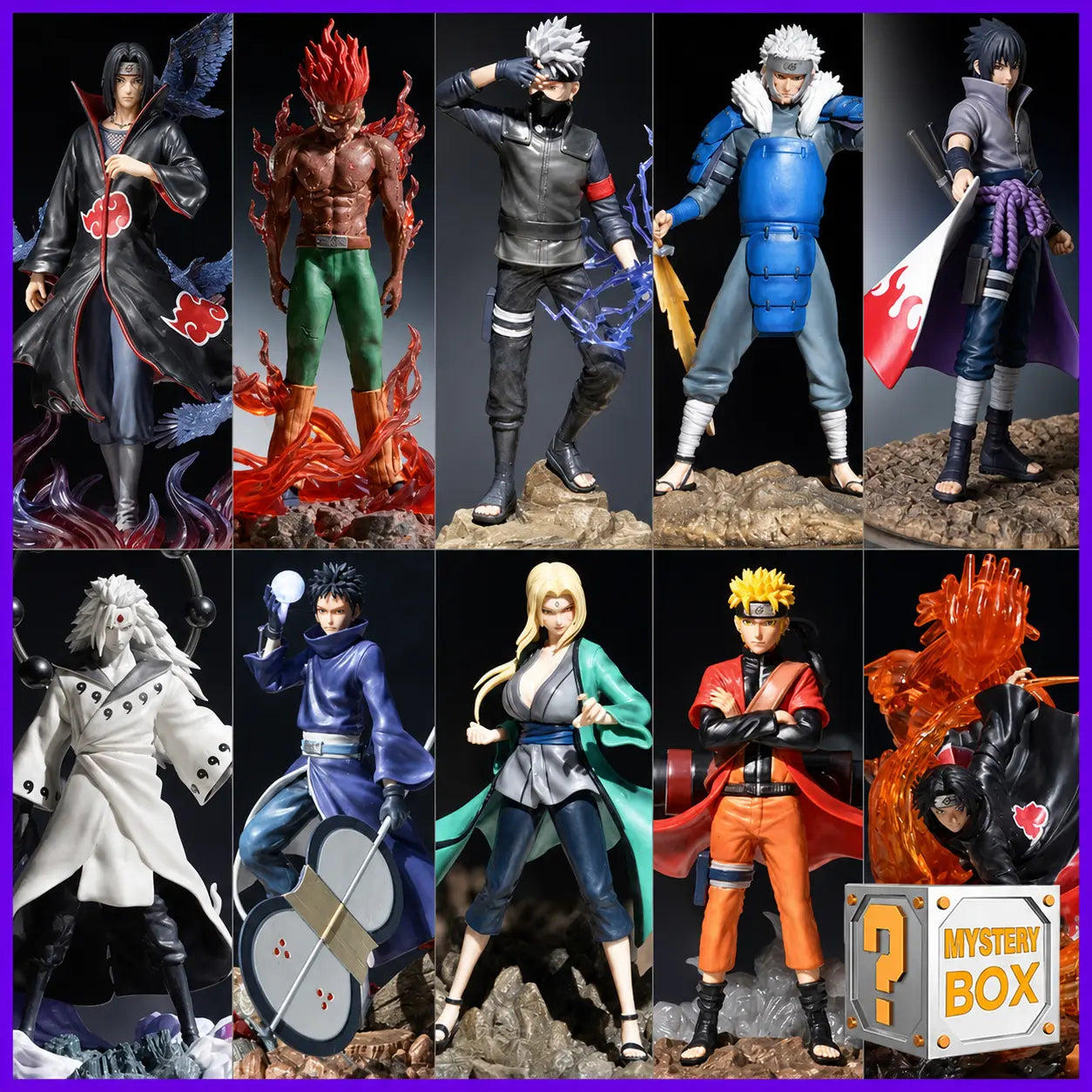 NARUTO Anime Blind Box – Mystery Character Collection - Close-Up | Kamigami – Naruto Collectibles