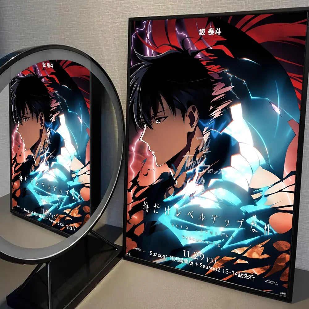 SOLO LEVELING Self-Adhesive Anime Poster – Wall Art for Collectors - Collector Detail | Kamigami – Solo Leveling Collectibles