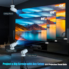 Magcubic HY300 Pro Mini Projector – 8K Support & 8000 Lumens - Close-Up | Kamigami