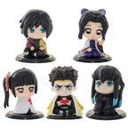 DEMON SLAYER Tanjiro & Friends Q Doll Set – Premium - Close-Up | Kamigami – Demon Slayer Collectibles