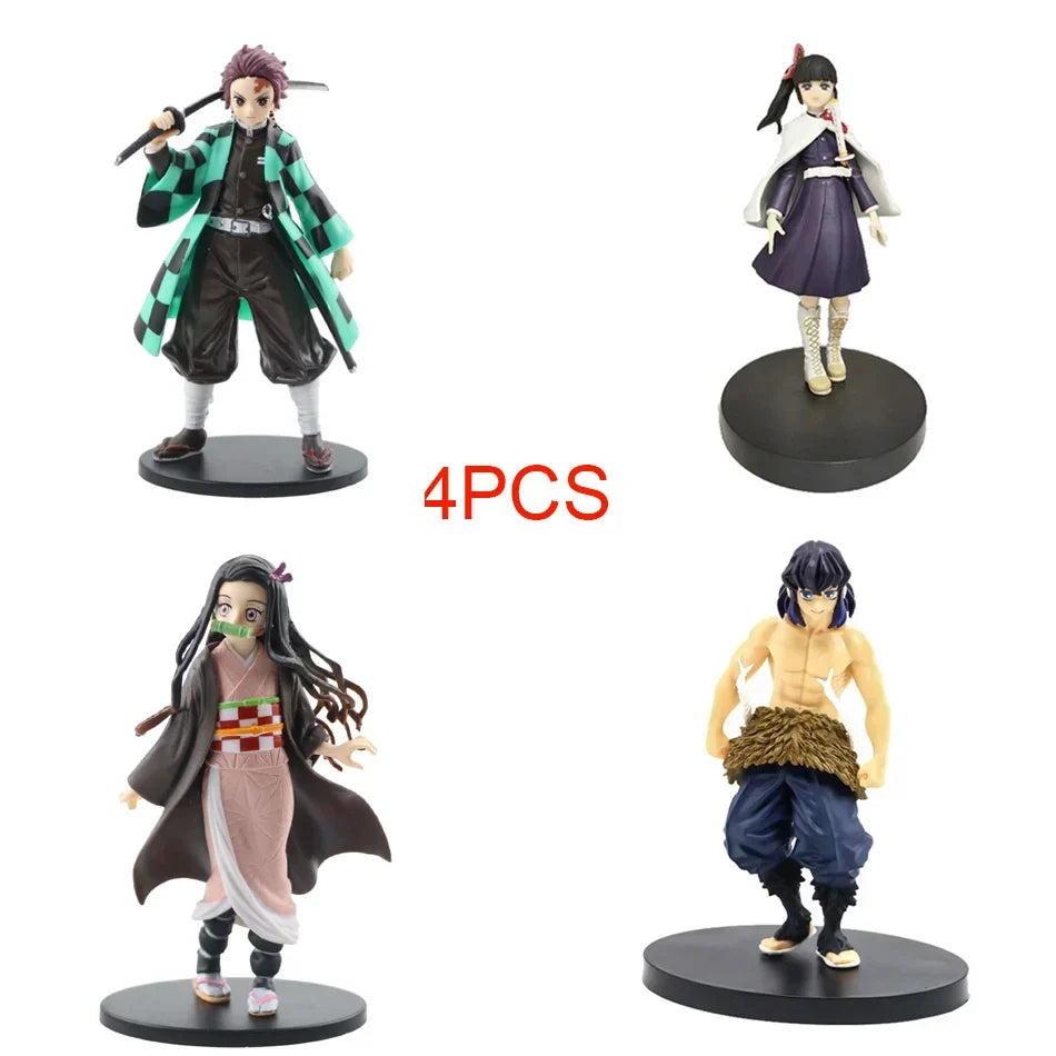DEMON SLAYER Kamado Tanjirou & Nezuko 4PCS Figures – 's Set - View 16 | Kamigami – Demon Slayer Collectibles