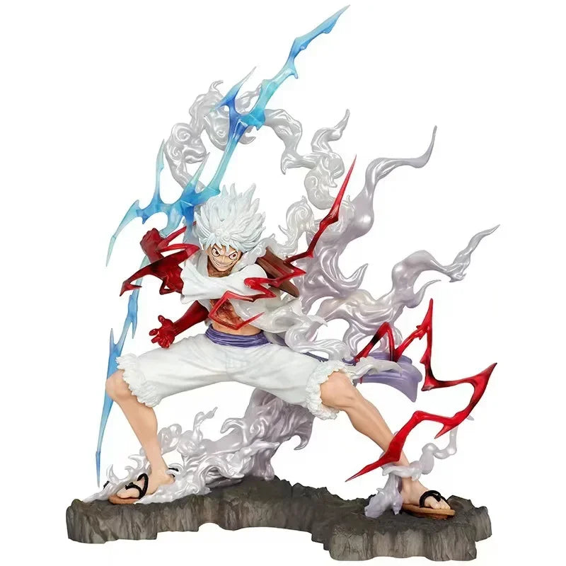 One Piece [Raiden] [Nica Lightning Luffy] – 1/12 Scale Action - Detail View | Kamigami – One Piece Collectibles