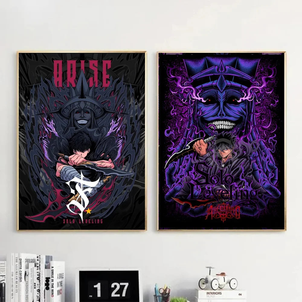 SOLO LEVELING Self-Adhesive Anime Poster – Wall Art for Collectors - Display Box | Kamigami – Solo Leveling Collectibles
