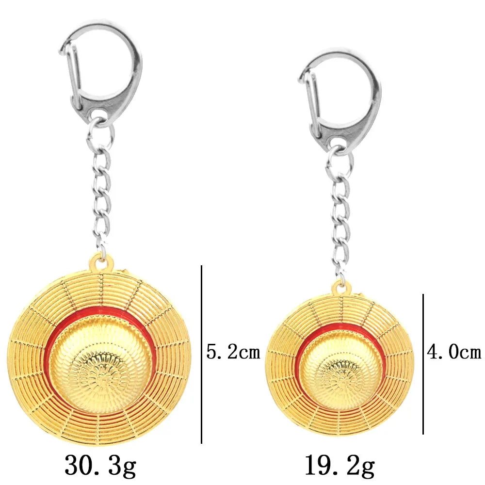 ONE PIECE Straw Hat Keychain – Metal Pendant for Collectors - Display Box | Kamigami – One Piece Collectibles