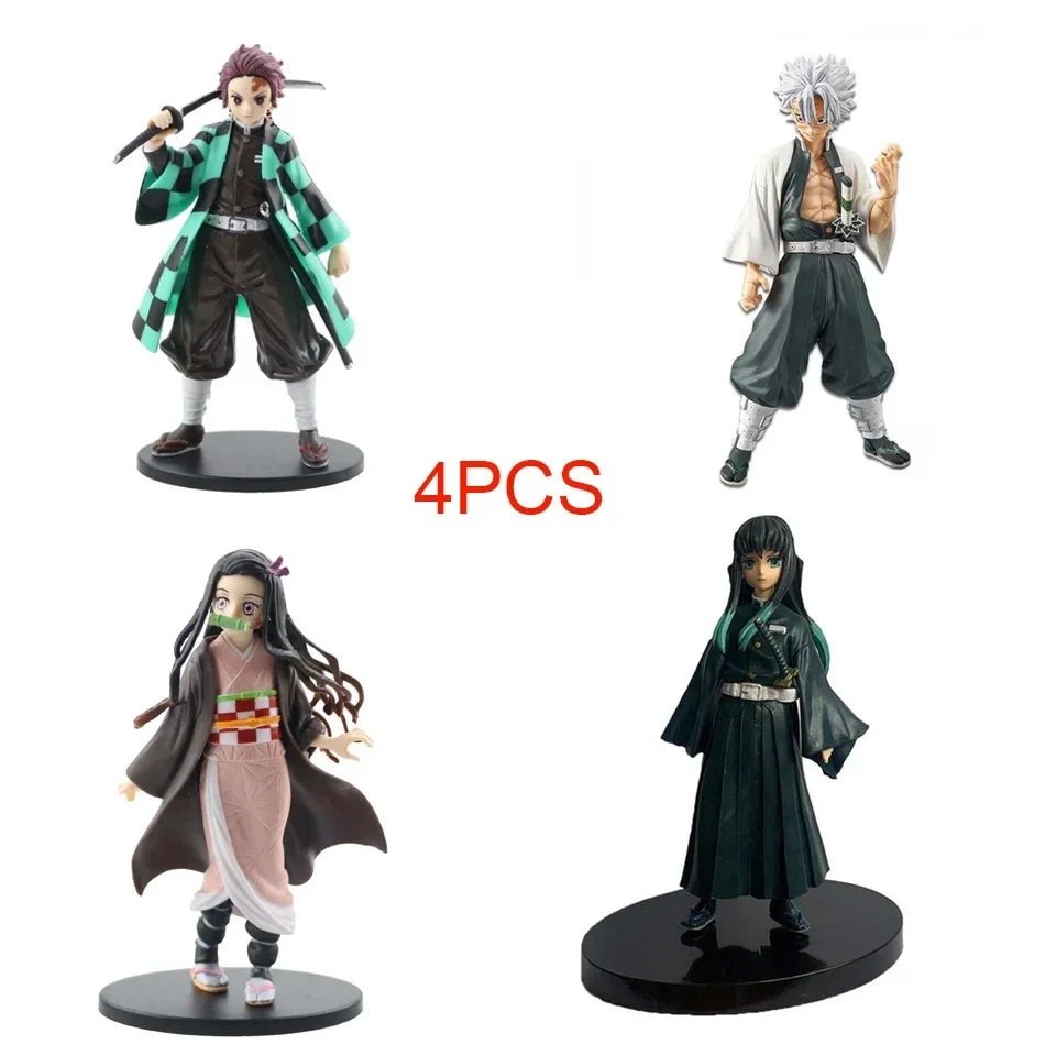 DEMON SLAYER Kamado Tanjirou & Nezuko 4PCS Figures – 's Set - View 13 | Kamigami – Demon Slayer Collectibles