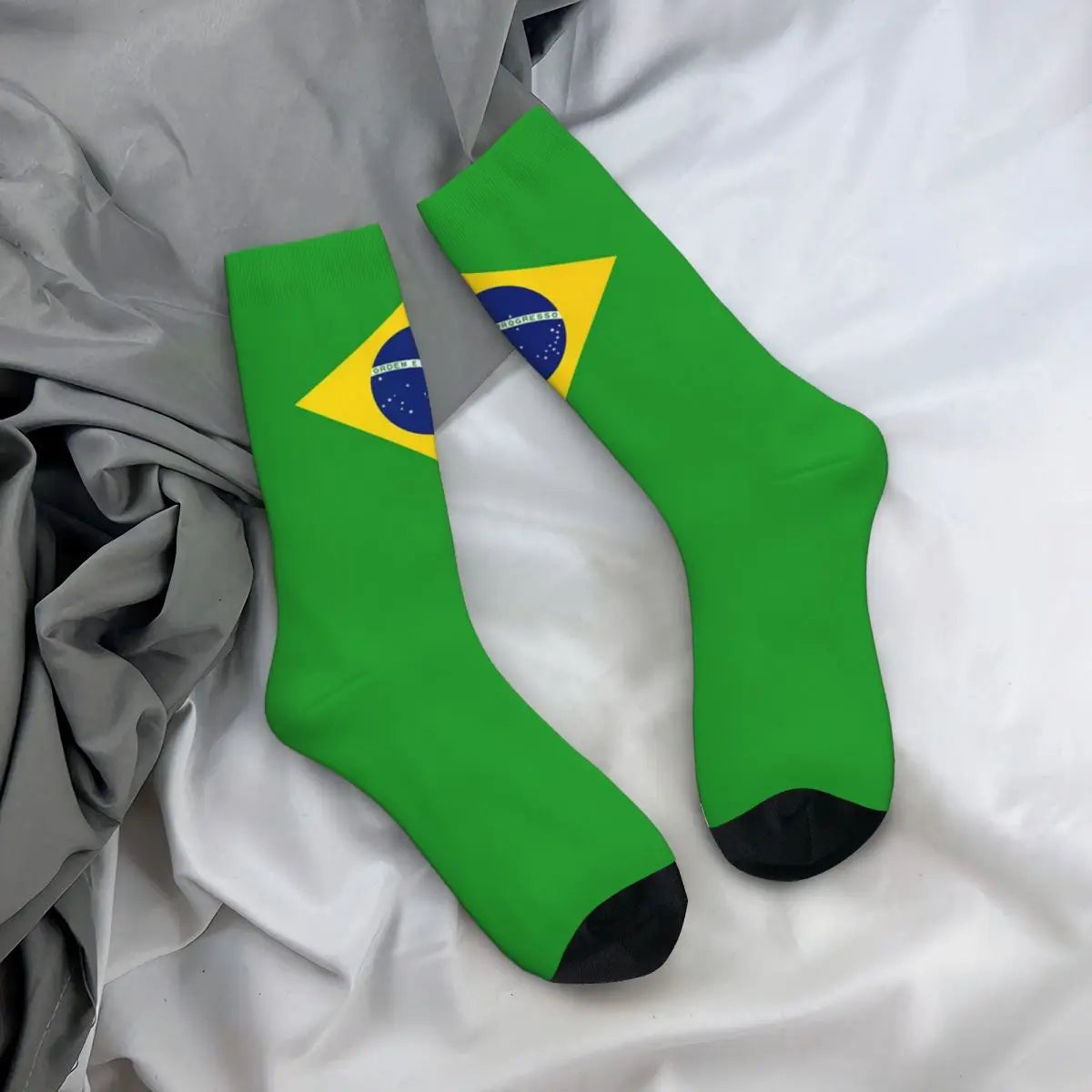 🇧🇷 Brazil World Cup 2026 Socks — Harajuku Samba Style | Unisex | One Size Fits All