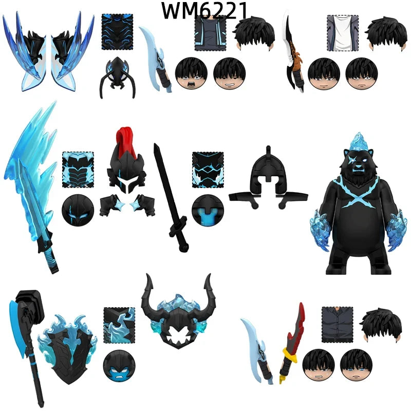 SOLO LEVELING Igris Block Set – Tank Leveling - Side View | Kamigami – Solo Leveling Collectibles
