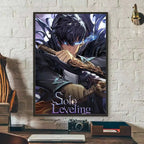 SOLO LEVELING Frameless Canvas Painting – Anime Wall Art Print - Collector Detail | Kamigami – Solo Leveling Collectibles