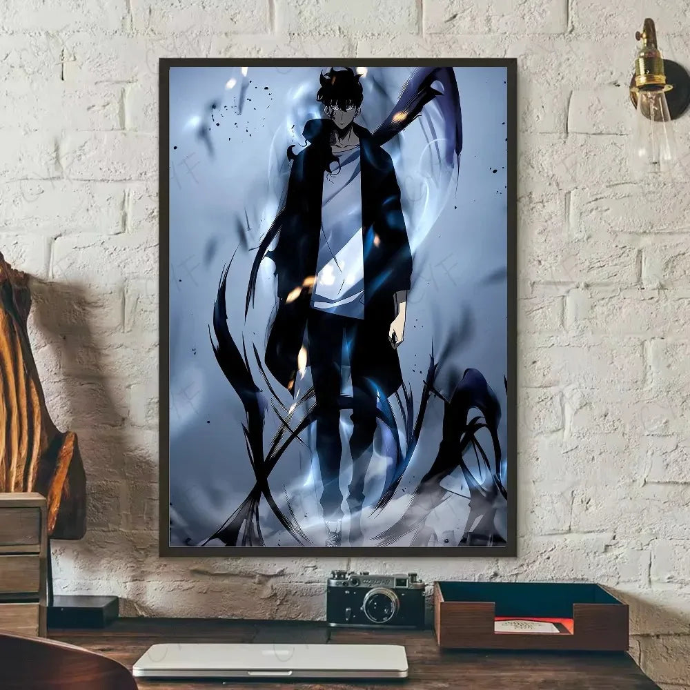 SOLO LEVELING Frameless Canvas Painting – Anime Wall Art Print - View 20 | Kamigami – Solo Leveling Collectibles