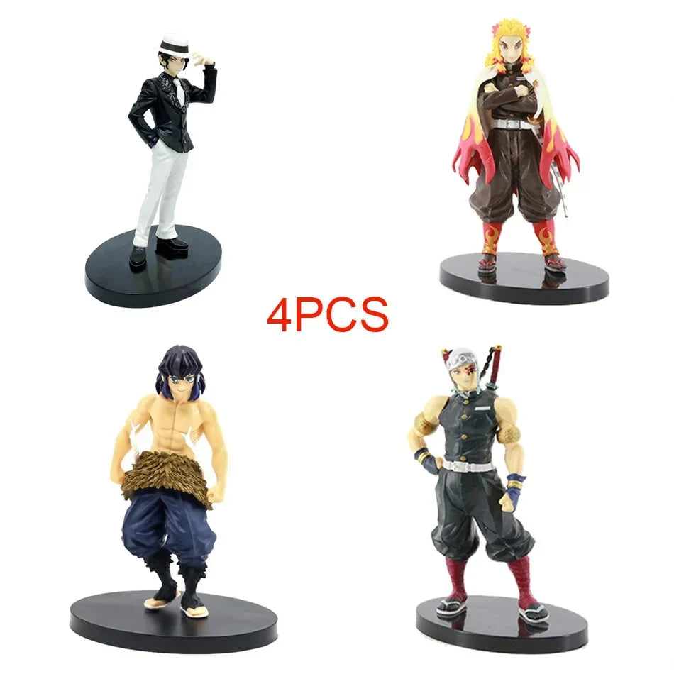 DEMON SLAYER Kamado Tanjirou & Nezuko 4PCS Figures – 's Set - View 18 | Kamigami – Demon Slayer Collectibles