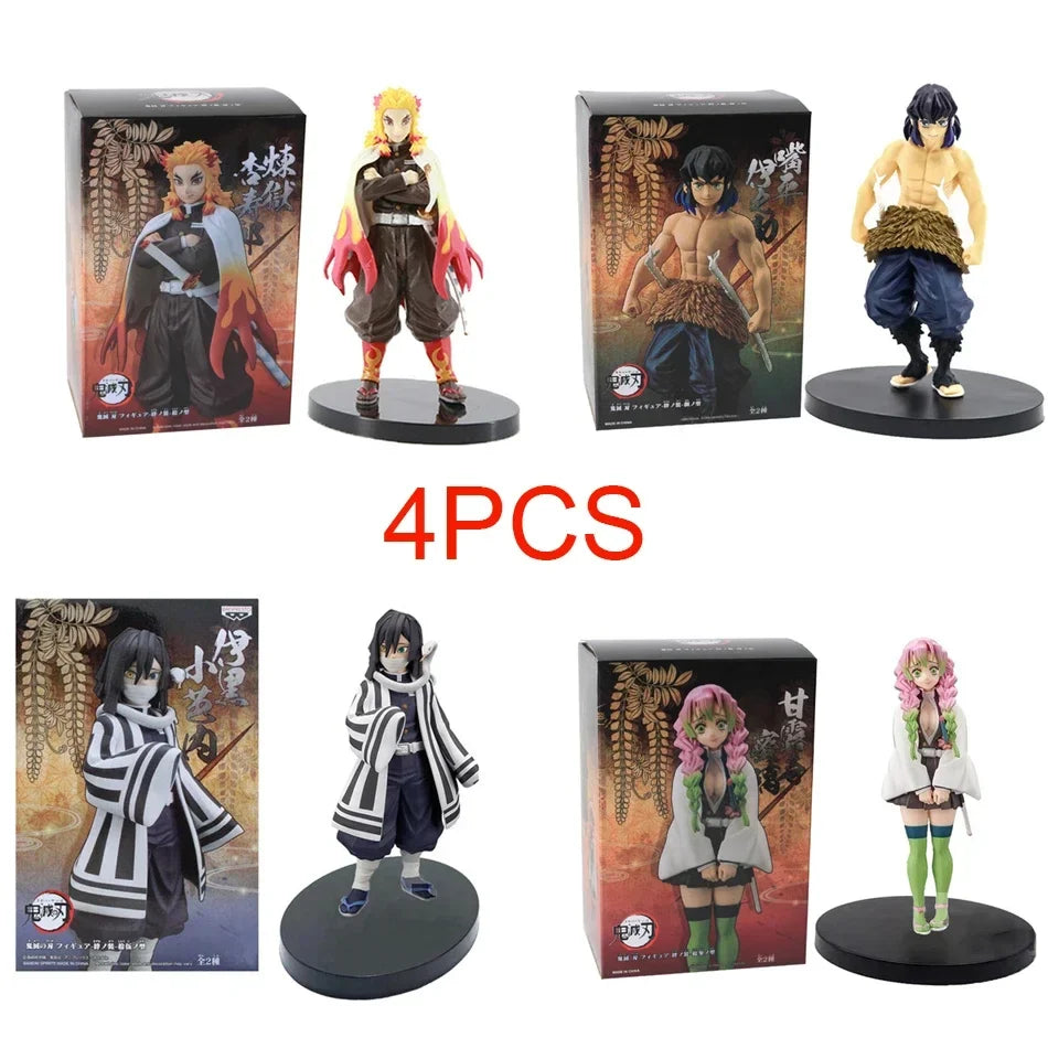 DEMON SLAYER Kamado Tanjirou & Nezuko 4PCS Figures – 's Set - View 23 | Kamigami – Demon Slayer Collectibles