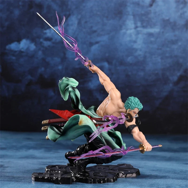 ONE PIECE Roronoa Zoro 10CM – Three-Blade - Back View | Kamigami – One Piece Collectibles