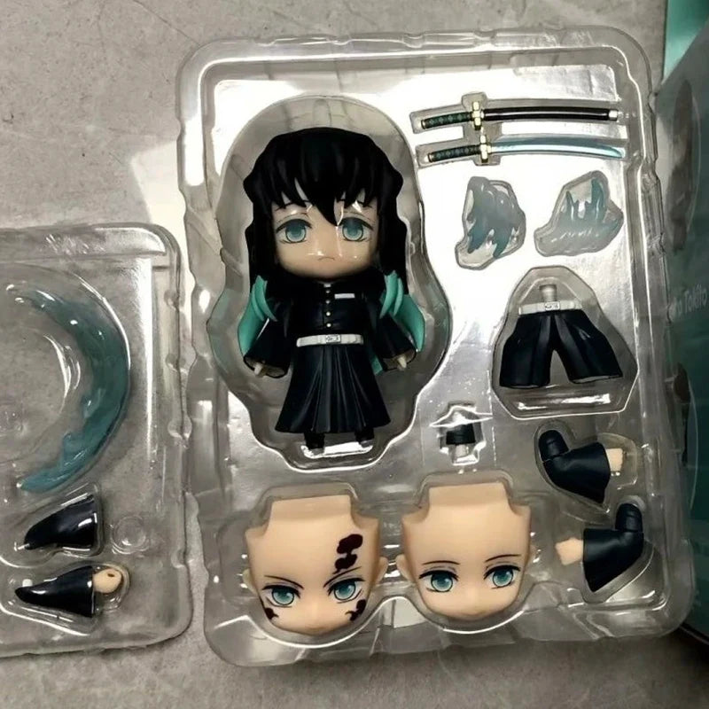 DEMON SLAYER Kanroji Mitsuri & Tokitou Muichirou Doll Set – Movable Figures - Close-Up | Kamigami – Demon Slayer Collectibles