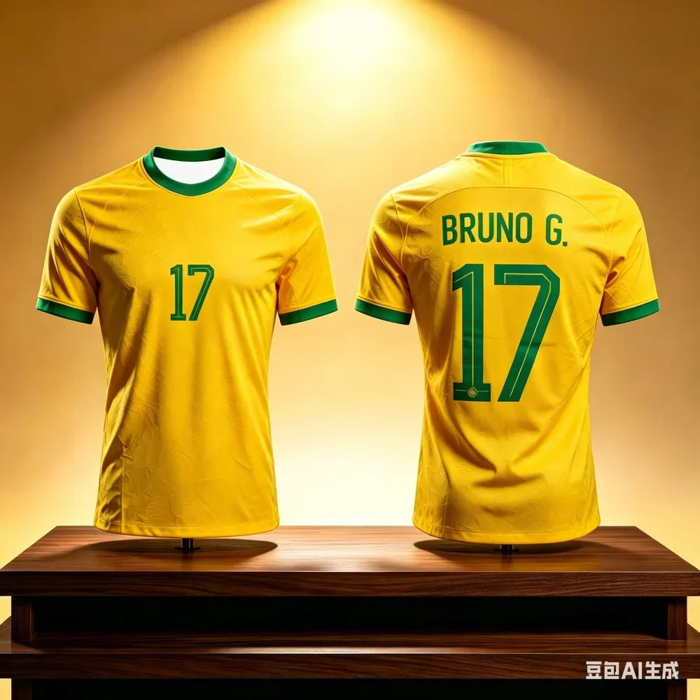 🇧🇷 Neymar & Vini Jr 3D Printed T-Shirt | Men & Kids | Quick-Dry Breathable Tee | World Cup 2026 Fan Jersey