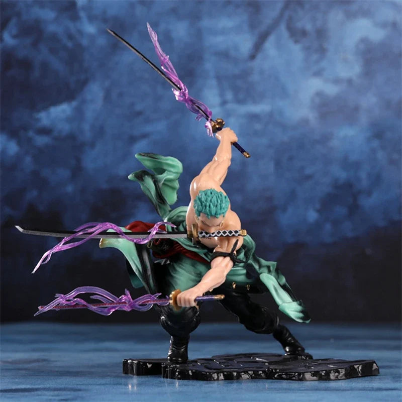 ONE PIECE Roronoa Zoro 10CM – Three-Blade - Close-Up | Kamigami – One Piece Collectibles