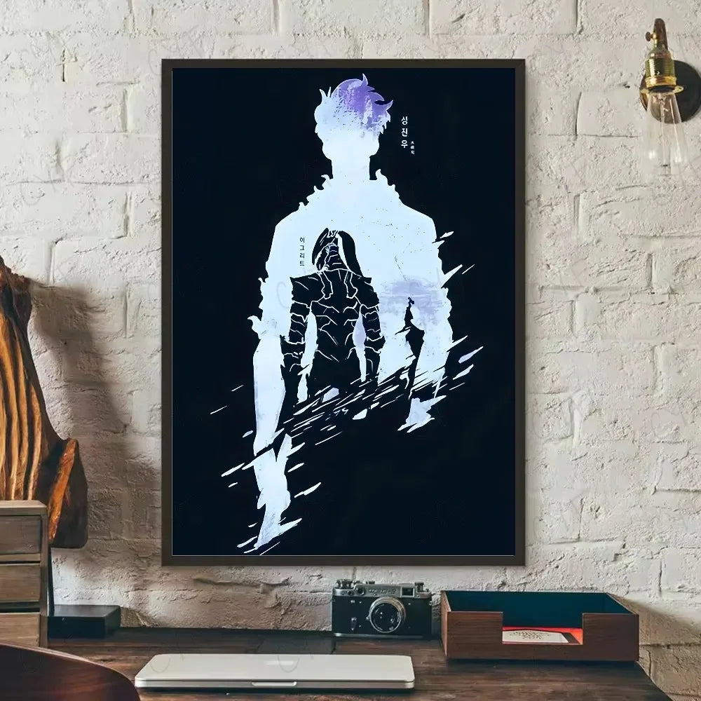 SOLO LEVELING Frameless Canvas Painting – Anime Wall Art Print - View 24 | Kamigami – Solo Leveling Collectibles