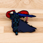 Anime Hunter Enamel Pin – Unisex Brooch for Fans - Detail View | Kamigami