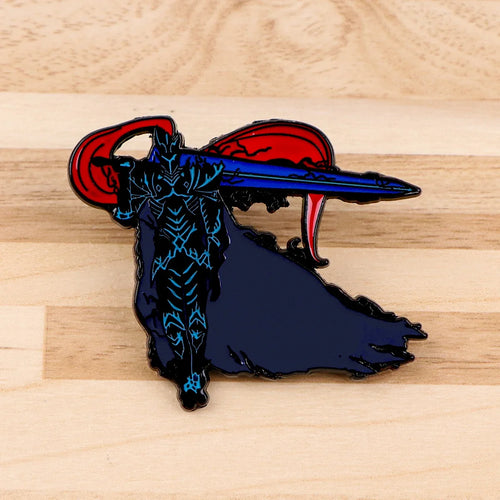 Anime Hunter Enamel Pin – Unisex Brooch for Fans - Detail View | Kamigami