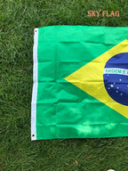 🇧🇷 Brazil Flag | Polyester Digital Print Banner | 60x90cm & 90x150cm | World Cup 2026 Decoration