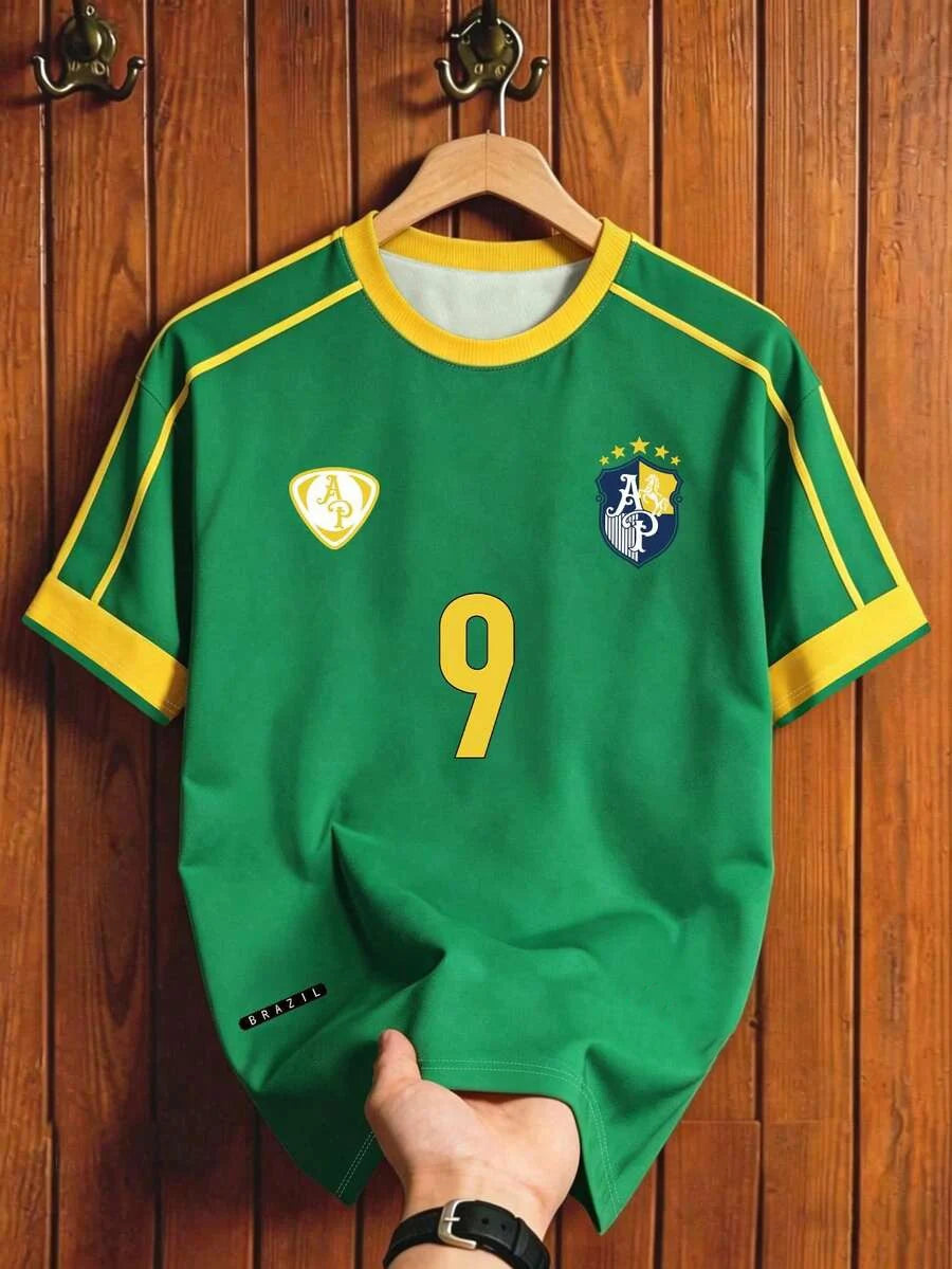 🇧🇷 Brazil World Cup 2026 Kids Football Jersey | Breathable Quick-Dry Tee | Boys & Girls