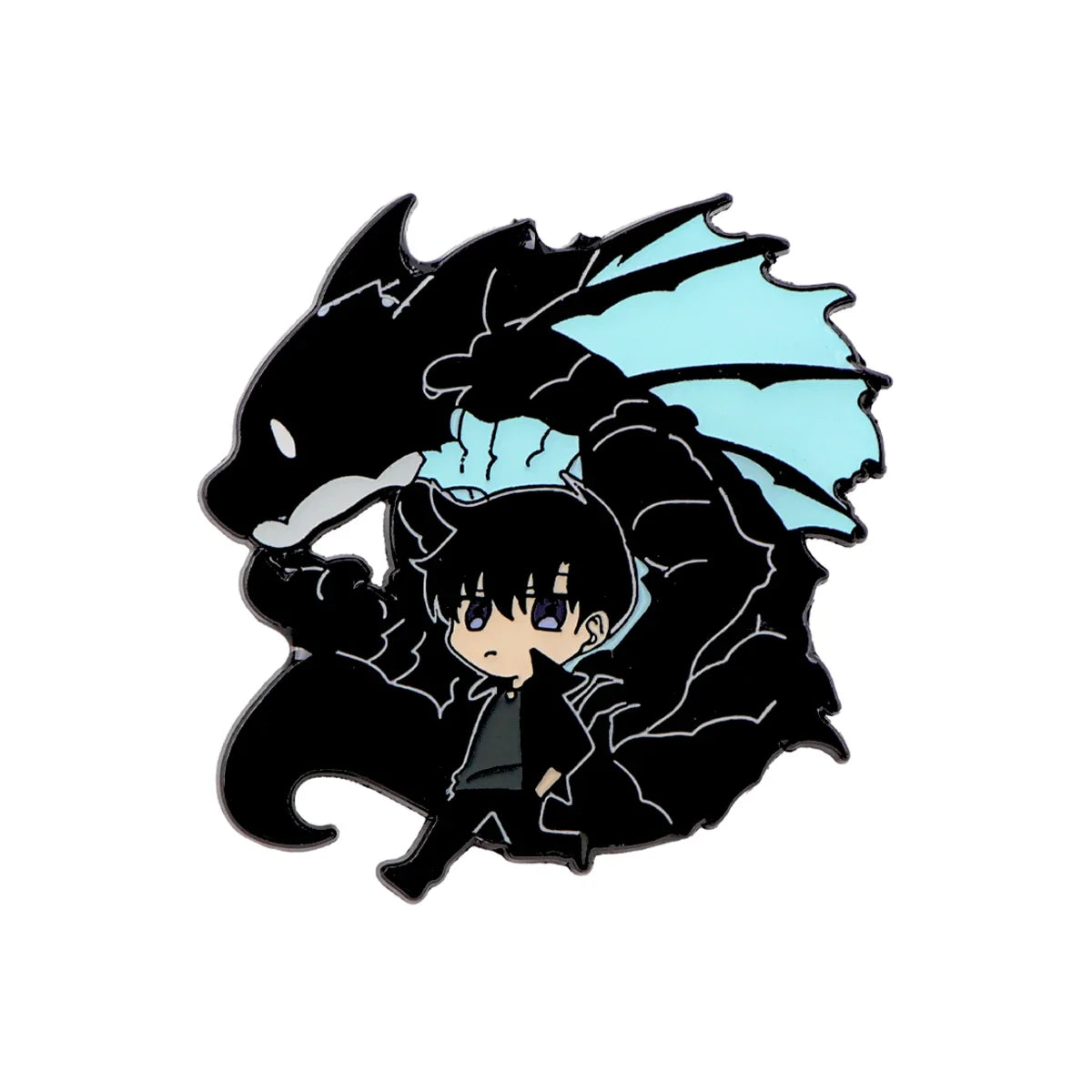 Anime Hunter Enamel Pin – Unisex Brooch for Fans - Collector Detail | Kamigami