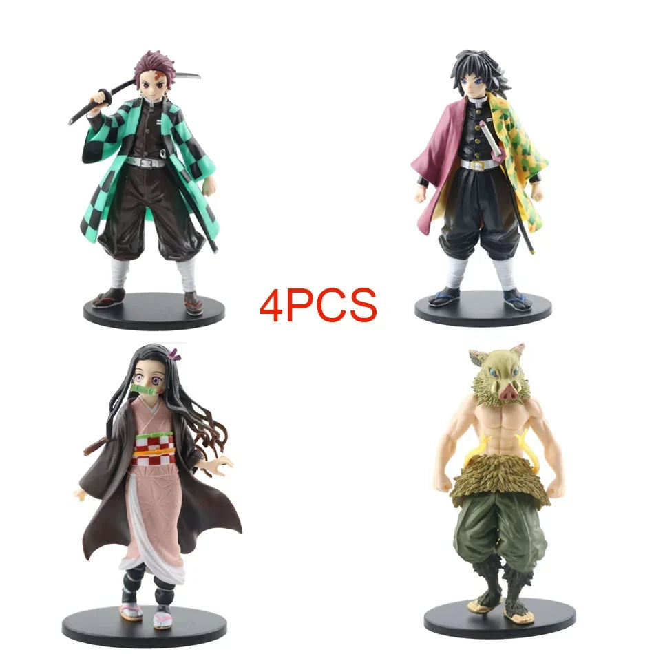 DEMON SLAYER Kamado Tanjirou & Nezuko 4PCS Figures – 's Set - View 19 | Kamigami – Demon Slayer Collectibles