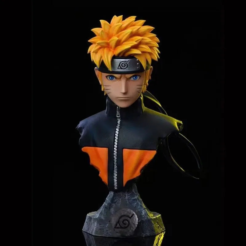 NARUTO Hand-Held Bust – Naruto & Sasuke Piece - Detail View | Kamigami – Naruto Collectibles