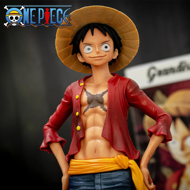 ONE PIECE Luffy 28cm Action – Confident Smiley - Side View | Kamigami – One Piece Collectibles