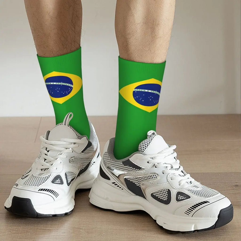 🇧🇷 Brazil World Cup 2026 Socks — Harajuku Samba Style | Unisex | One Size Fits All