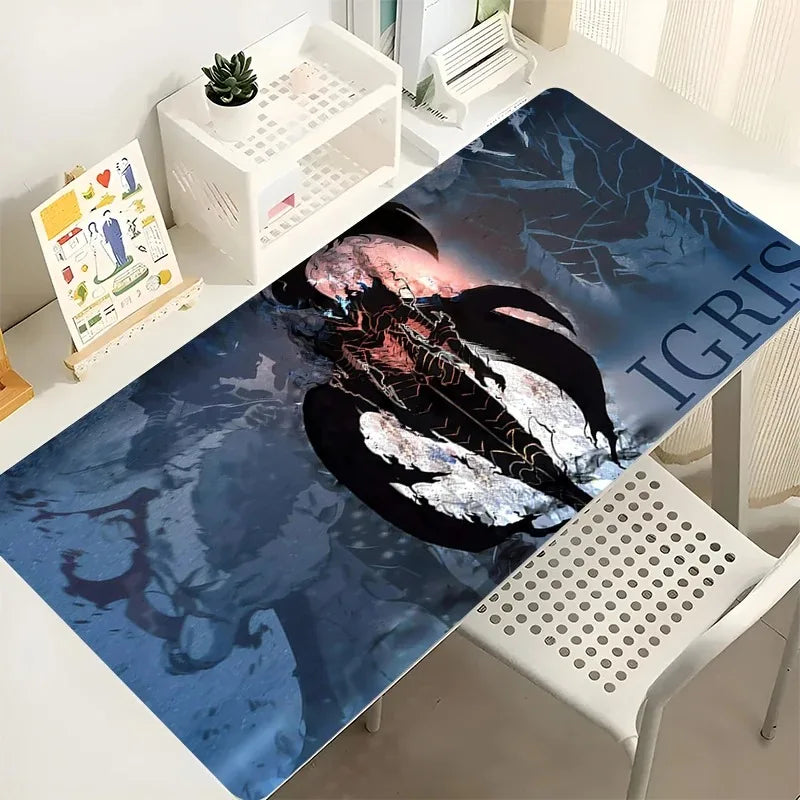 SOLO LEVELING Anime Mouse Pad – Extended Rubber Gaming Desk Mat - Angle View | Kamigami – Solo Leveling Collectibles