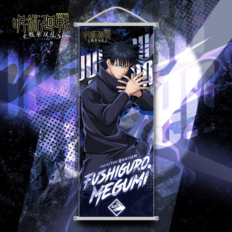 JUJUTSU KAISEN Gojo Satoru Hanging Scroll – Iconic Wall Decor - Collector Detail | Kamigami – Jujutsu Kaisen Collectibles