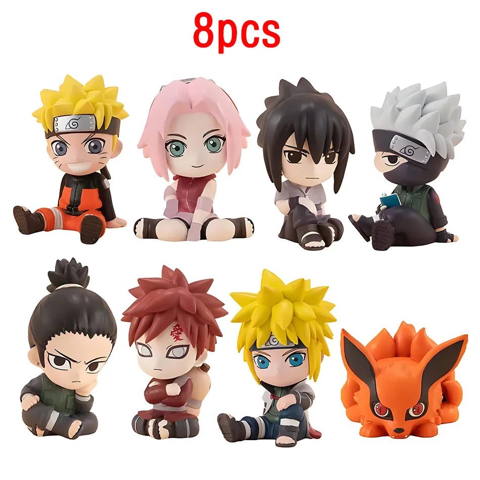 NARUTO Q- Set – 8-Piece Chibi Collection - Scale Reference | Kamigami – Naruto Collectibles
