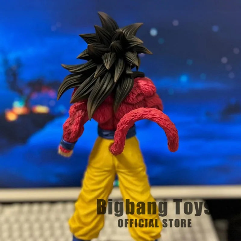 DRAGON BALL Z Son Goku SSJ4 – Action Collection - Back View | Kamigami – Dragon Ball Collectibles