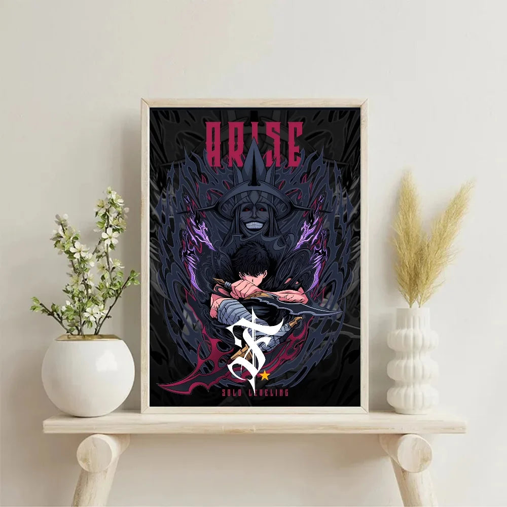 SOLO LEVELING Self-Adhesive Anime Poster – Wall Art for Collectors - Scale Reference | Kamigami – Solo Leveling Collectibles