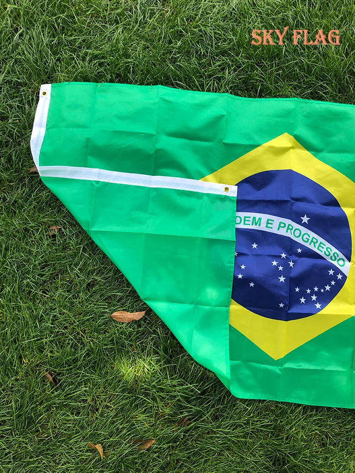 🇧🇷 Brazil Flag | Polyester Digital Print Banner | 60x90cm & 90x150cm | World Cup 2026 Decoration