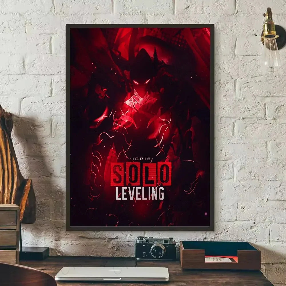 SOLO LEVELING Frameless Canvas Painting – Anime Wall Art Print - View 15 | Kamigami – Solo Leveling Collectibles