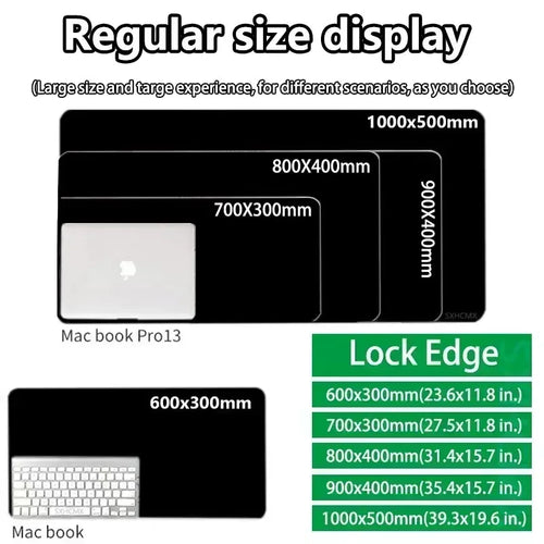 Anime XXL Rubber Mouse Pad – Extended Gaming Desk Mat - Detail View | Kamigami