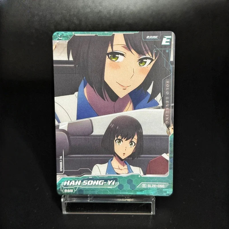SOLO LEVELING Sung Jin-Woo Collectible Card – Genuine Korean - Back View | Kamigami – Solo Leveling Collectibles