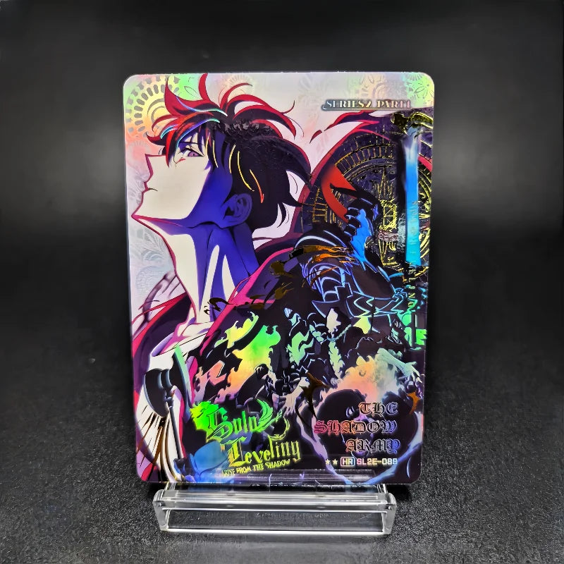 SOLO LEVELING Sung Jin-Woo Collectible Card – Genuine Korean - Detail View | Kamigami – Solo Leveling Collectibles