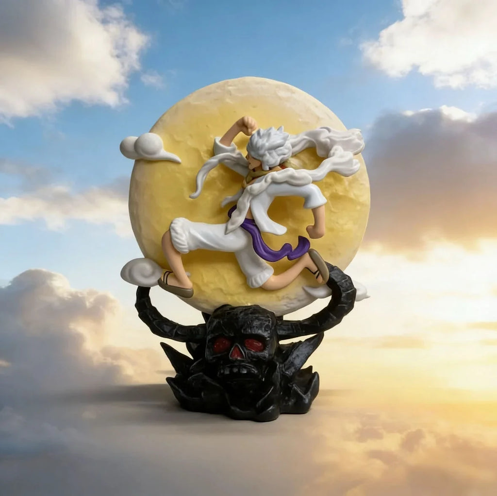 ONE PIECE Gear 5 Luffy PVC Figure – 14cm Flying to the Moon | Kamigami – One Piece Collectibles