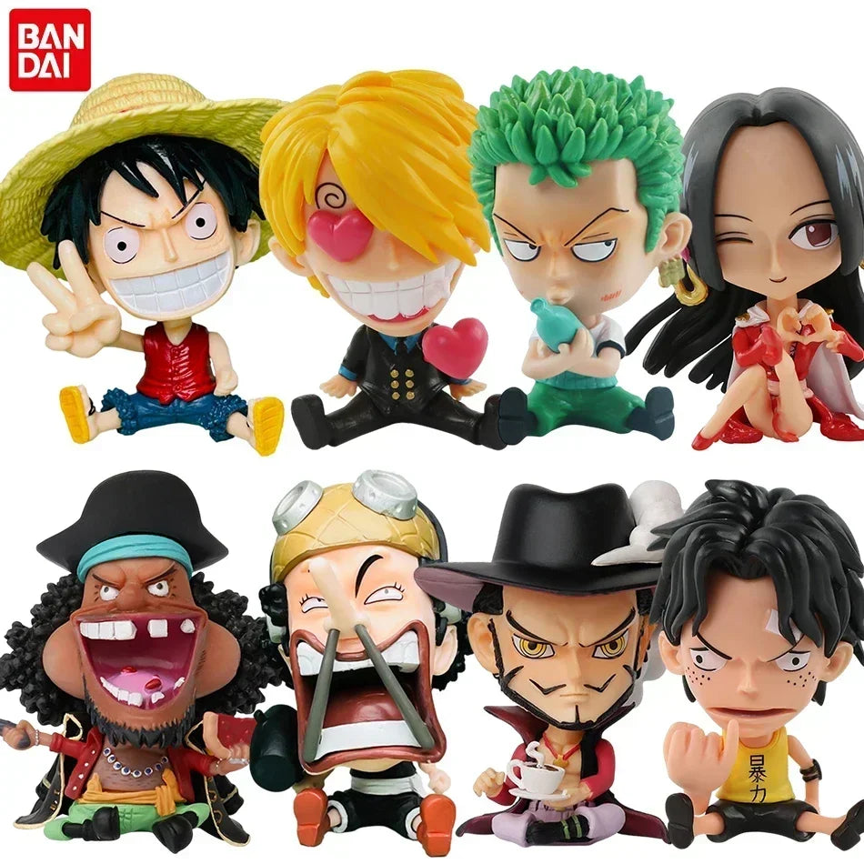 ONE PIECE Zoro & Luffy 9cm Figures – Decor Collection - Detail View | Kamigami – One Piece Collectibles