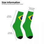 🇧🇷 Brazil World Cup 2026 Socks — Harajuku Samba Style | Unisex | One Size Fits All