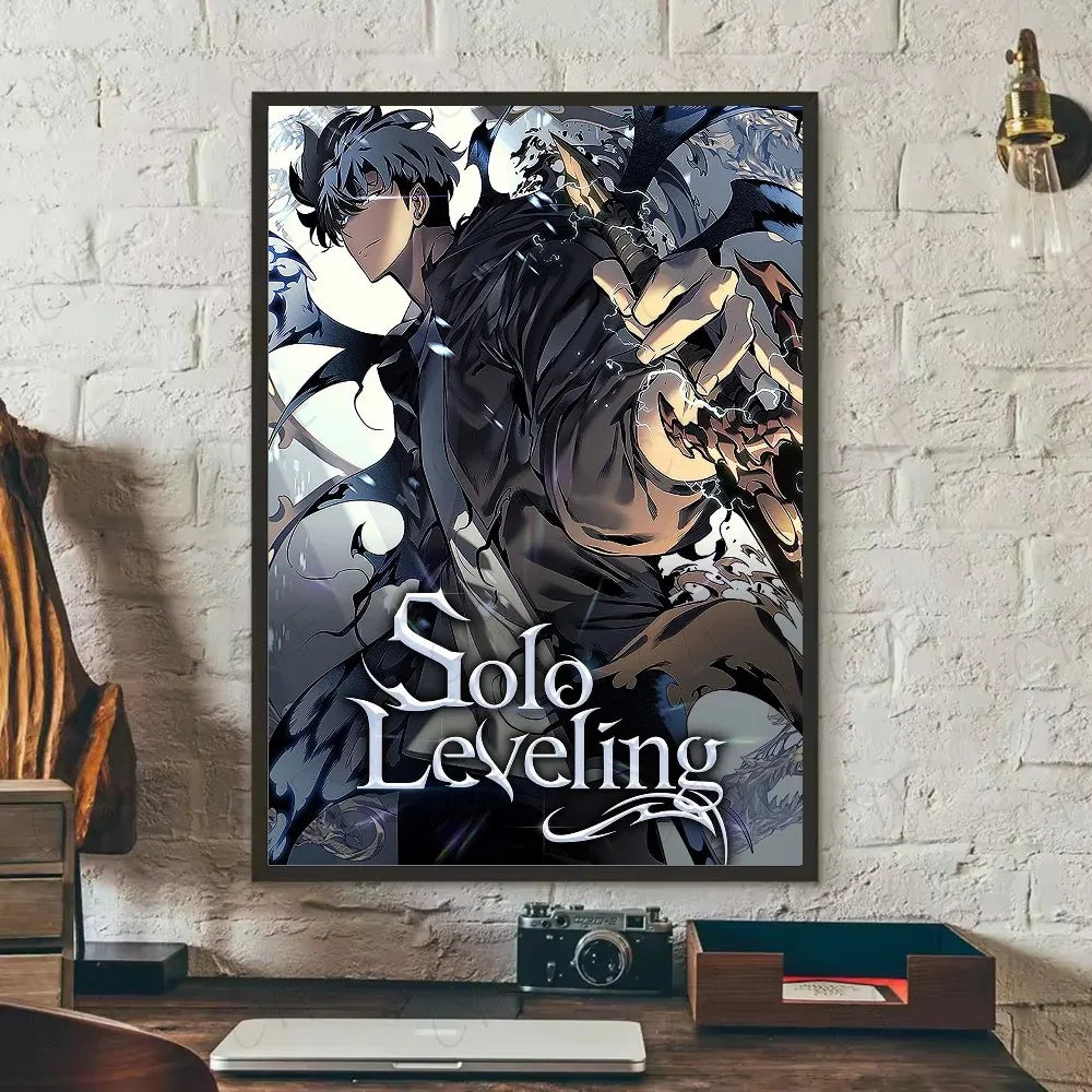 SOLO LEVELING Frameless Canvas Painting – Anime Wall Art Print - View 19 | Kamigami – Solo Leveling Collectibles