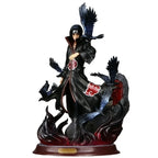 NARUTO Uchiha Itachi & Crow – 25cm - Side View | Kamigami – Naruto Collectibles
