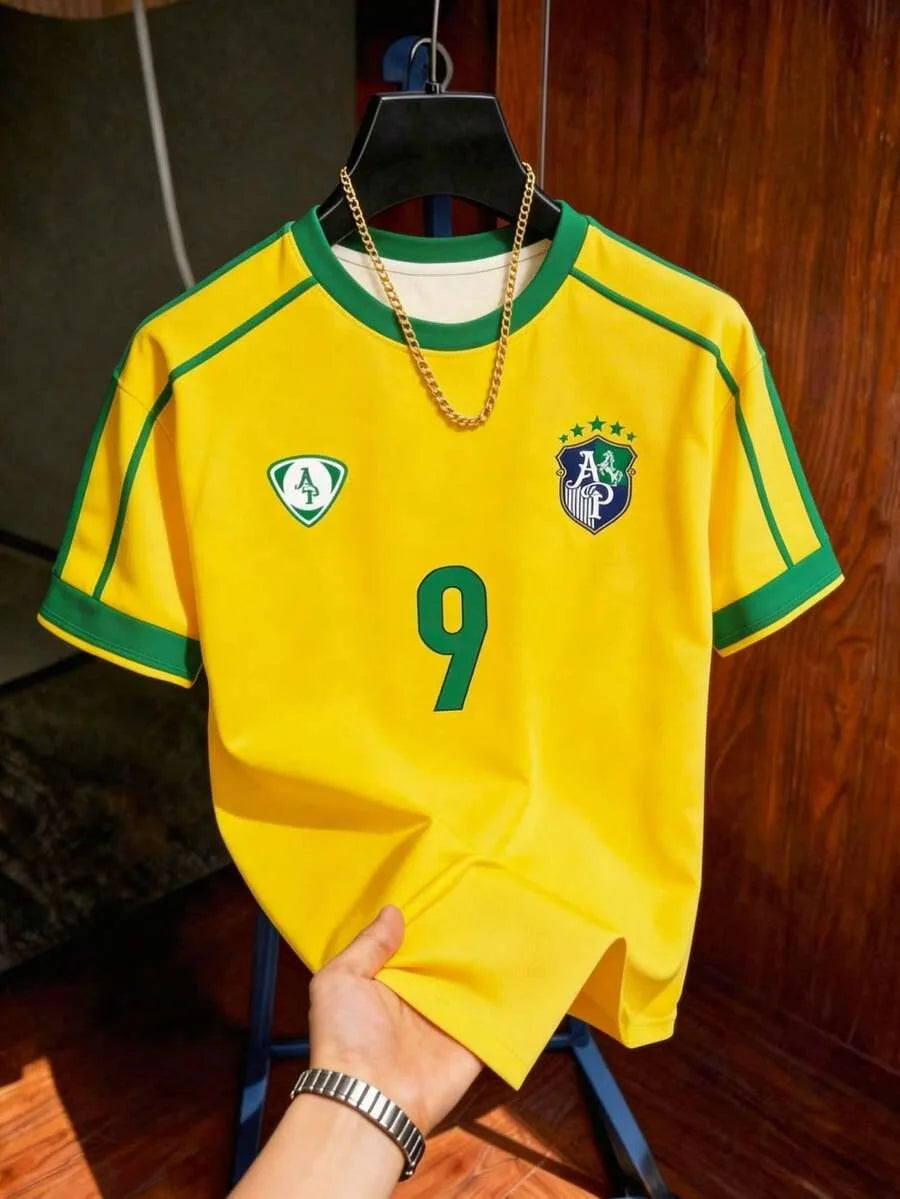 🇧🇷 Brazil World Cup 2026 Kids Football Jersey | Breathable Quick-Dry Tee | Boys & Girls